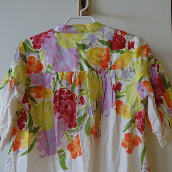 Anthropologie Yukiko Noritake Darcey Popover Swing Top XS 0 - Picture 16 of 16